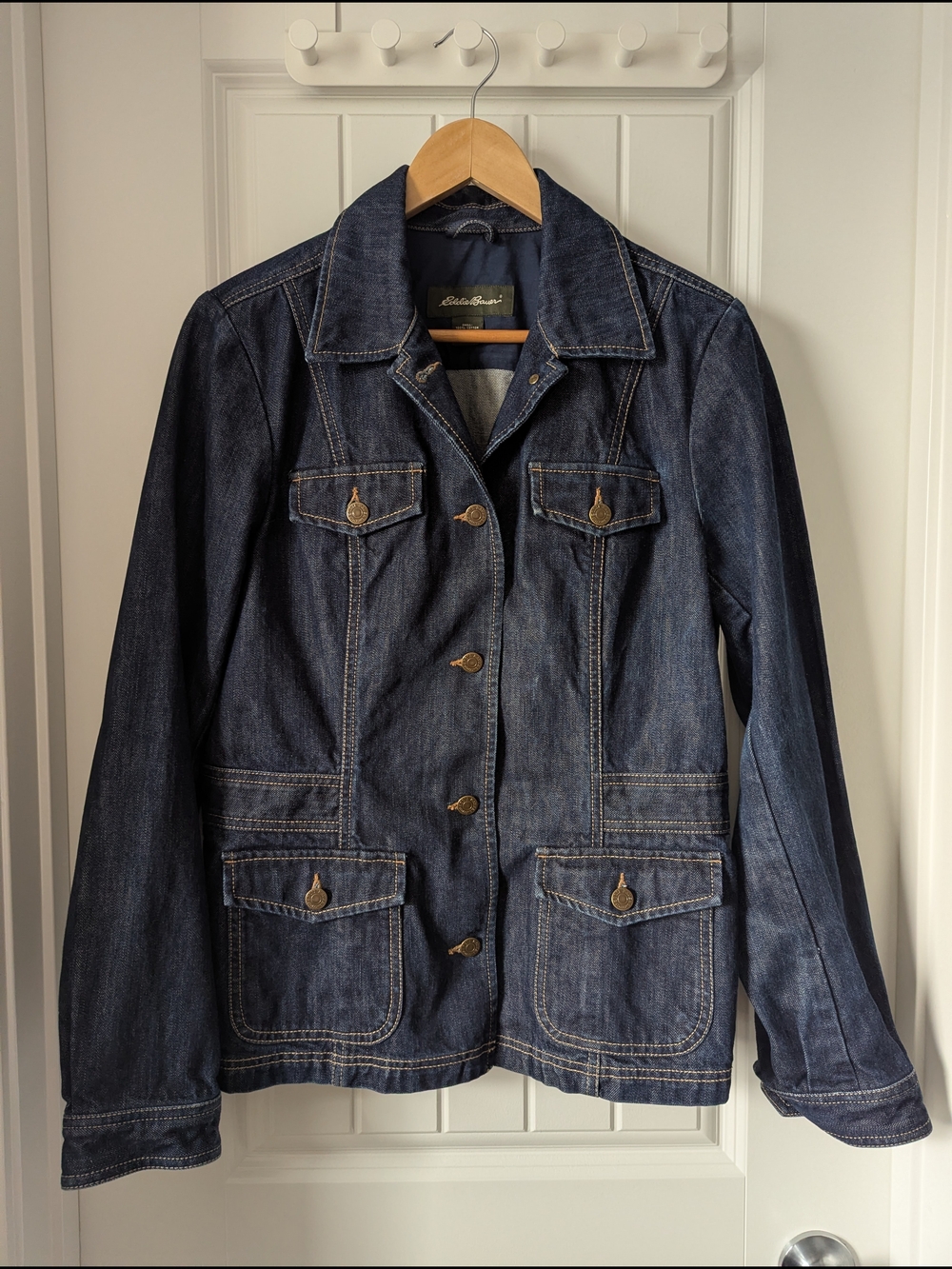Eddie Bauer Men’s Navy Cotton Jacket